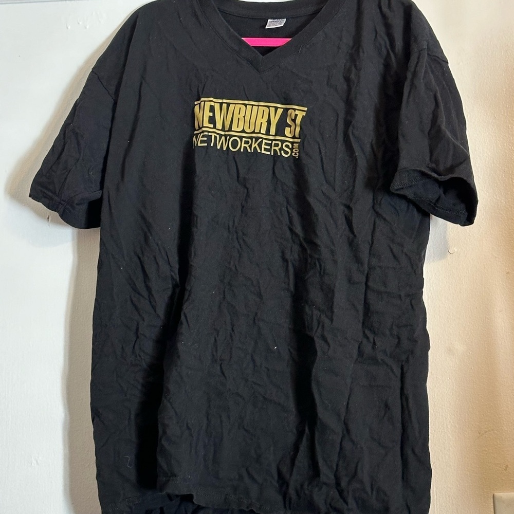 Gemrock Black Newbury St Logo Short Sleeve T-shirt Size: 2XL